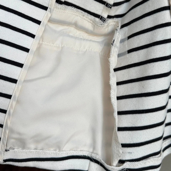 Old Navy Black and White Striped Casual Blazer, Stretchy Suit Jacket, Small - Picture 11 of 16